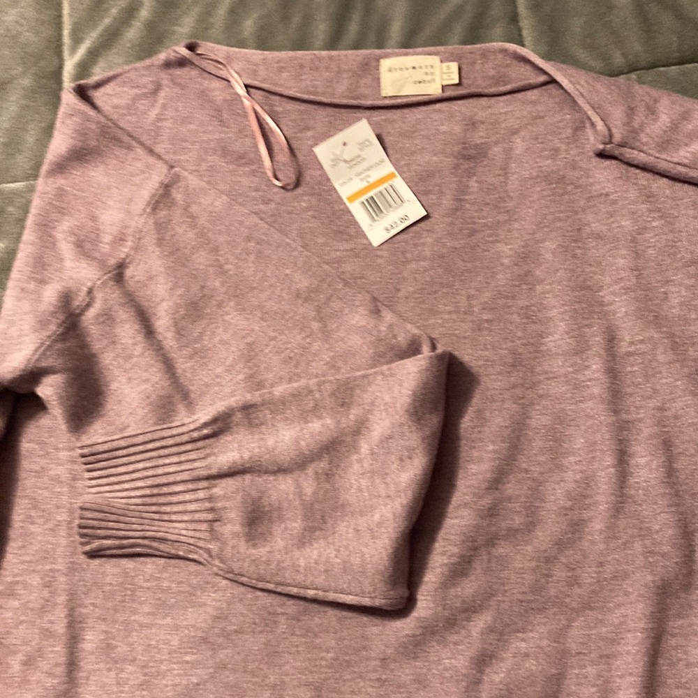 Brand new sweater with tags. Purple color size small